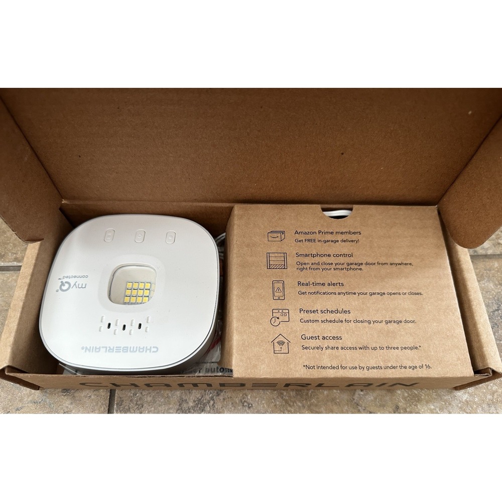 Chamberlain MyQ Wireless Smart Garage Hub and Controller - White